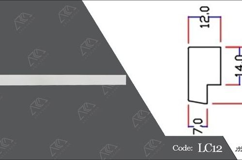 ابزار تمام کننده ترمووال 12 پلی استایرن کد LC-12