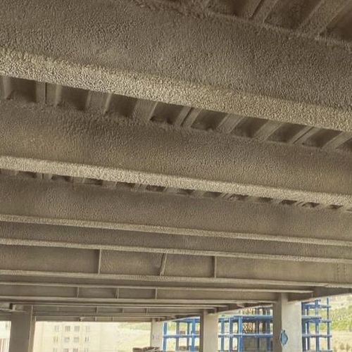 مجری عایق ضد حریق اسکلت فلزی 