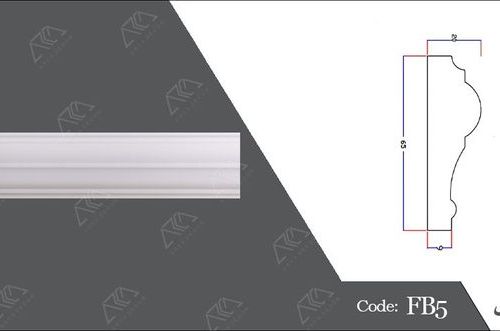 کمربنددیواری پلی استایرن کد FB-5