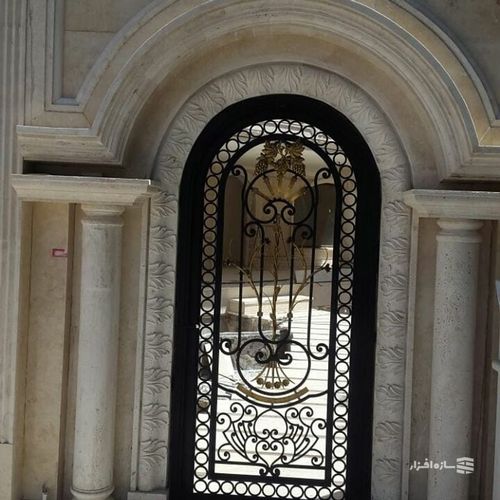 درب طرح گل رز
