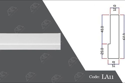 قرنیز مدرن 6 سانتی پلی استایرن کد LA-11
